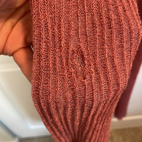 Metallic knit color blocked Maxi Dress - Picture 4 of 7